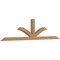 Ekena Millwork Richland Smooth Timber Gable Bracket, Western Red Cedar, 96"W x 24"H x 3 1/2"D x 3 1/2"F, 6/12 Pitch GBW096X24X0404RIC00SWR - alternate 2